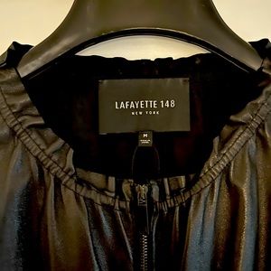 Black Leather Blazer